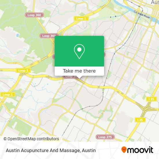 Austin Acupuncture And Massage map