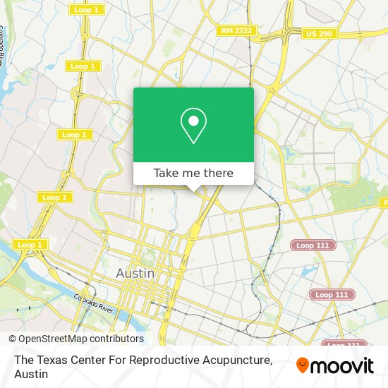 Mapa de The Texas Center For Reproductive Acupuncture