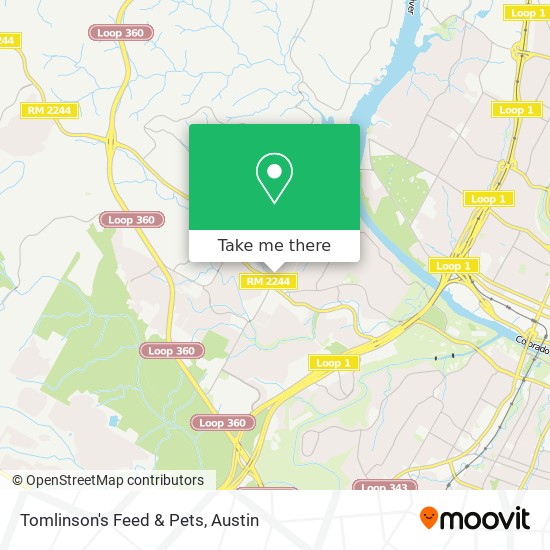 Tomlinson's Feed & Pets map