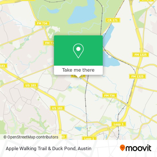 Mapa de Apple Walking Trail & Duck Pond