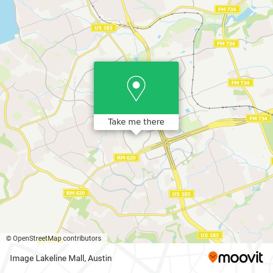 Mapa de Image Lakeline Mall