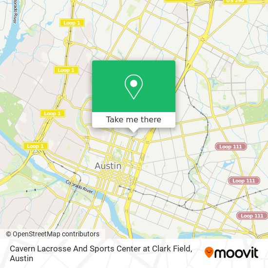 Mapa de Cavern Lacrosse And Sports Center at Clark Field