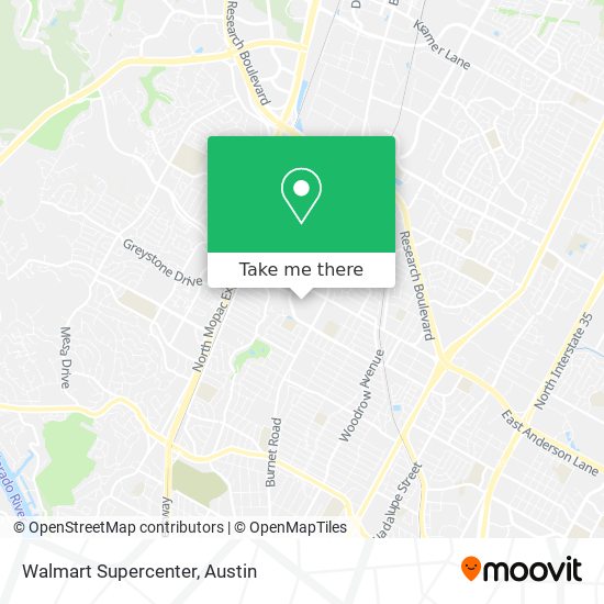 Walmart Supercenter map