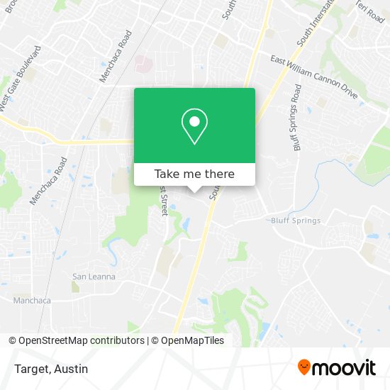 How to get to Target in Austin by Bus