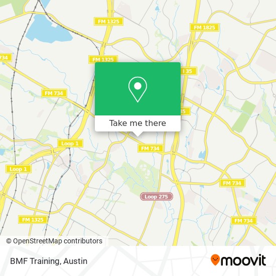 BMF Training map