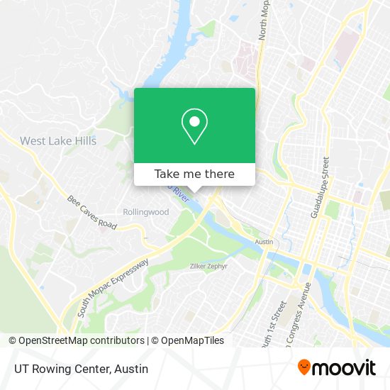 Mapa de UT Rowing Center