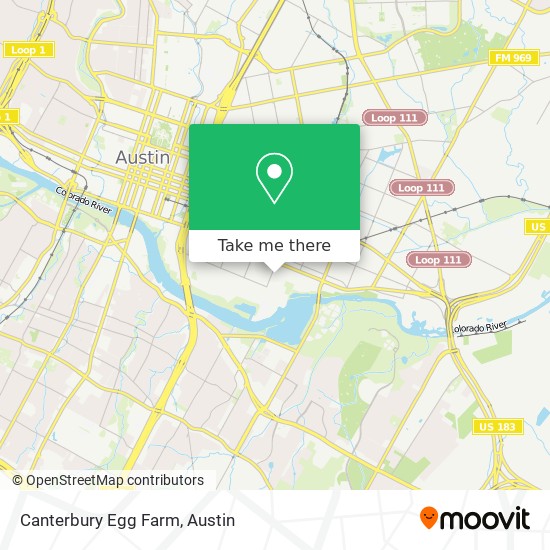 Mapa de Canterbury Egg Farm