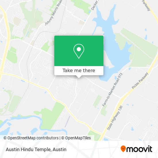 Mapa de Austin Hindu Temple