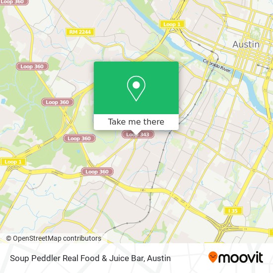 Soup Peddler Real Food & Juice Bar map