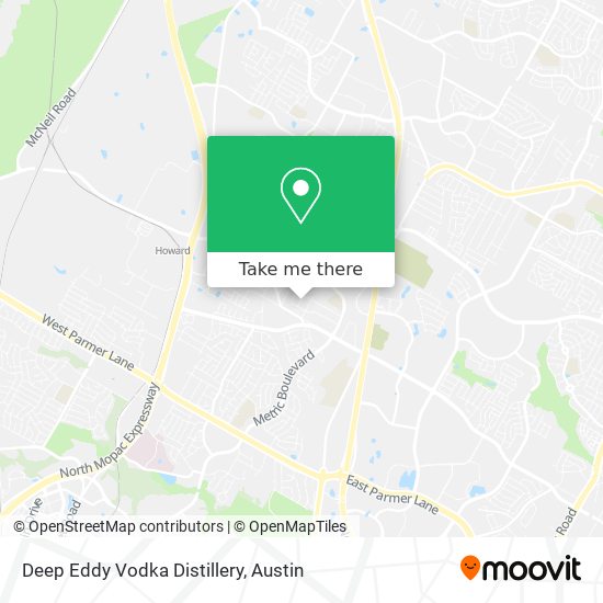 Mapa de Deep Eddy Vodka Distillery