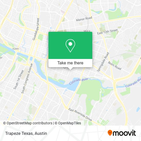 Trapeze Texas map