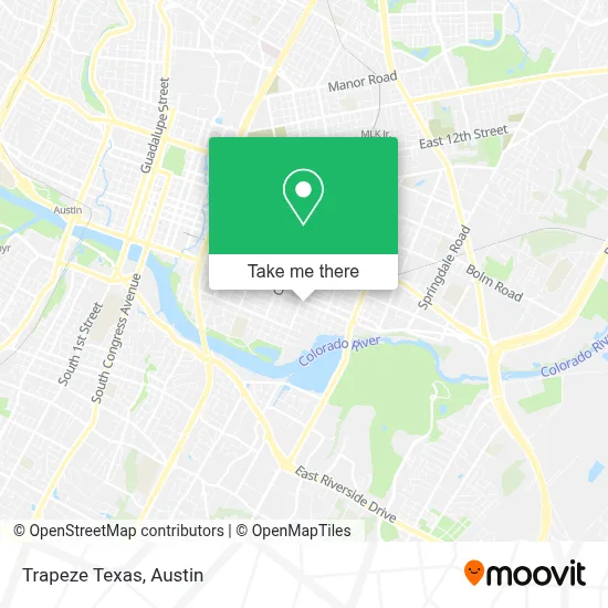 Trapeze Texas map