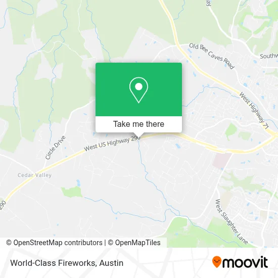 World-Class Fireworks map