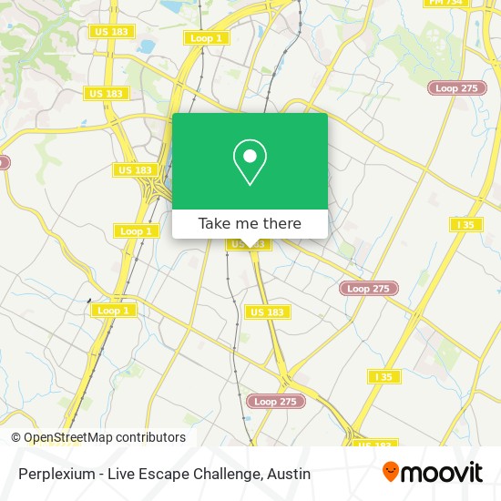 Mapa de Perplexium - Live Escape Challenge
