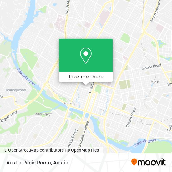 Mapa de Austin Panic Room