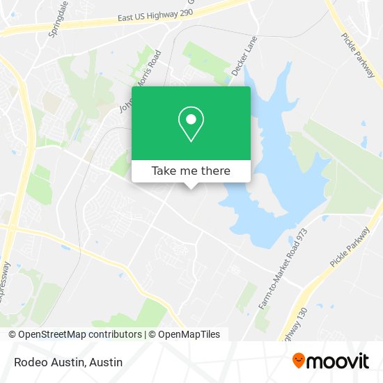 Rodeo Austin map