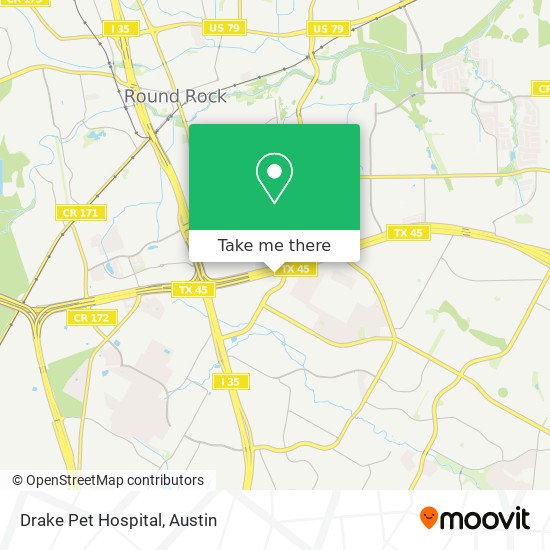Mapa de Drake Pet Hospital