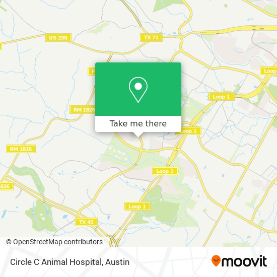 Circle C Animal Hospital map