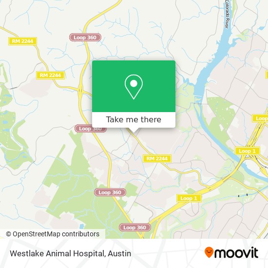Mapa de Westlake Animal Hospital