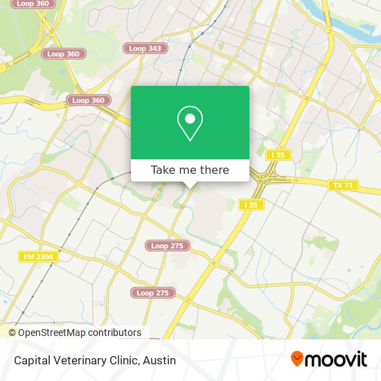 Capital Veterinary Clinic map
