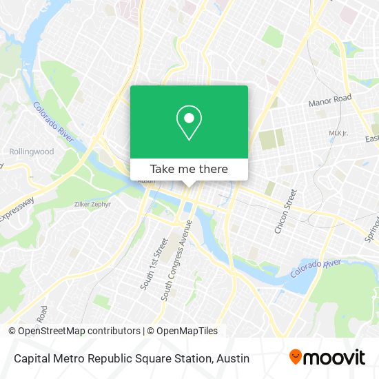 Mapa de Capital Metro Republic Square Station