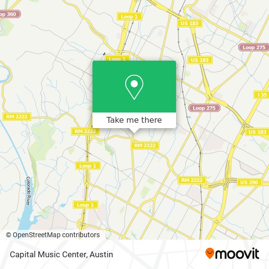Mapa de Capital Music Center