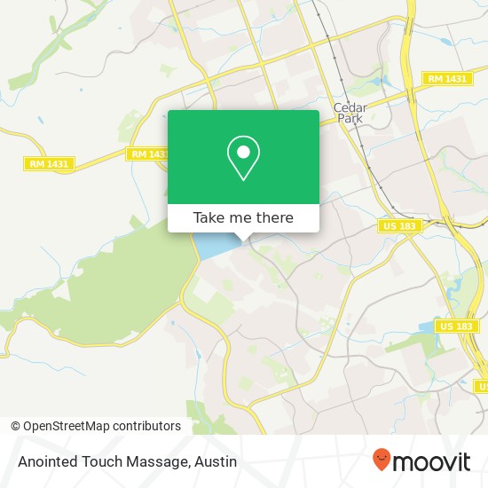 Anointed Touch Massage map