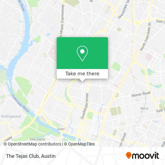 Mapa de The Tejas Club