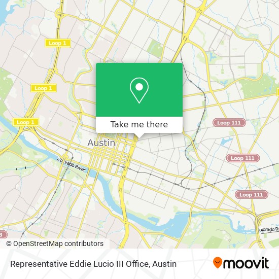 Representative Eddie Lucio III Office map