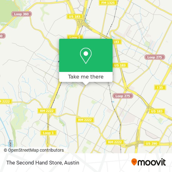 Mapa de The Second Hand Store