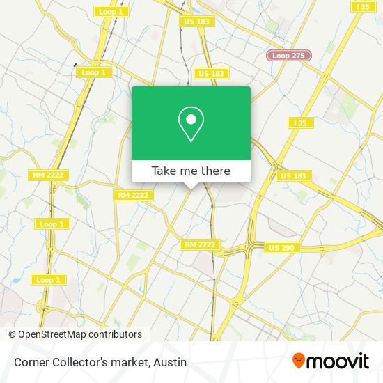 Corner Collector's market map