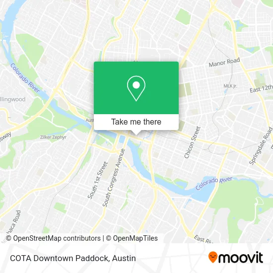 Mapa de COTA Downtown Paddock