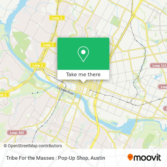 Tribe For the Masses : Pop-Up Shop map