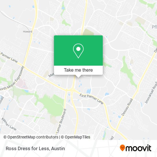 Ross Dress for Less map