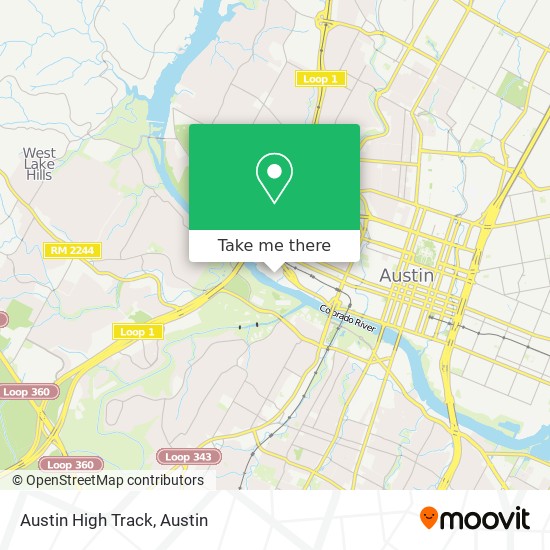 Austin High Track map
