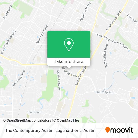 The Contemporary Austin: Laguna Gloria map