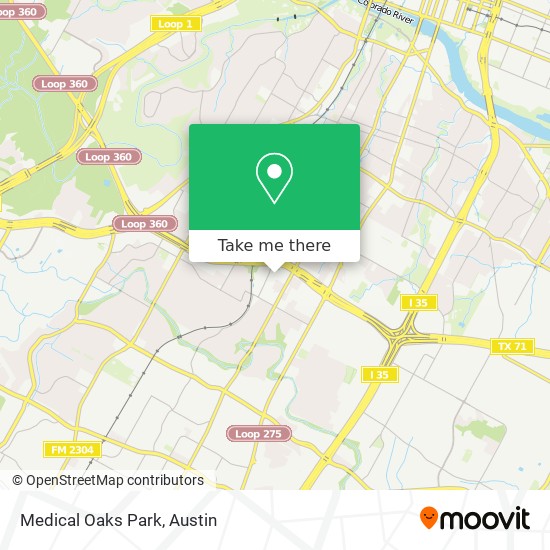 Mapa de Medical Oaks Park