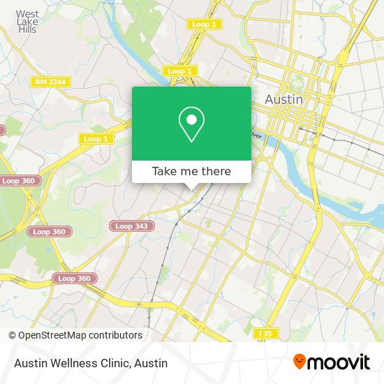 Mapa de Austin Wellness Clinic