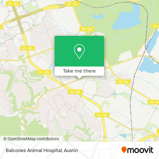 Balcones Animal Hospital map