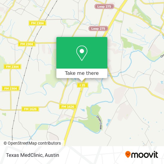 Texas MedClinic map