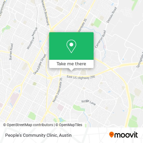 People's Community Clinic map