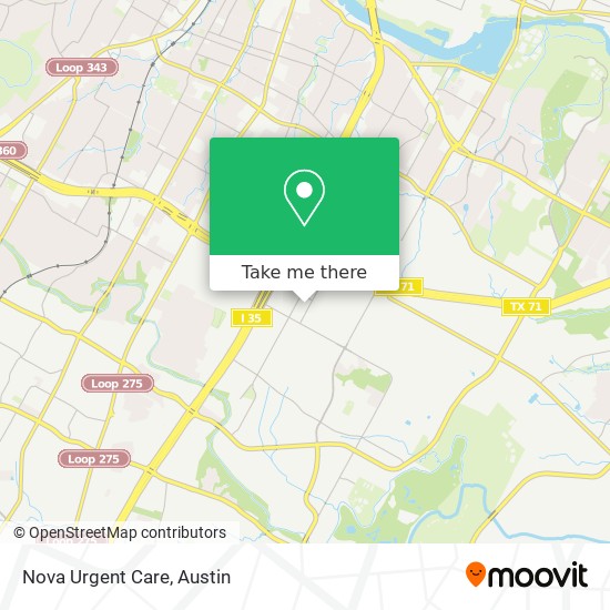 Nova Urgent Care map