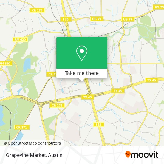 Mapa de Grapevine Market
