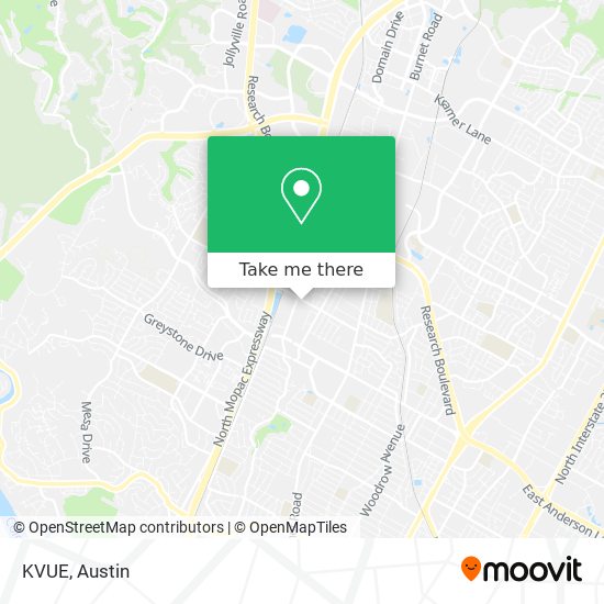 Mapa de KVUE