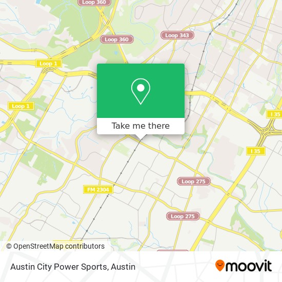 Mapa de Austin City Power Sports