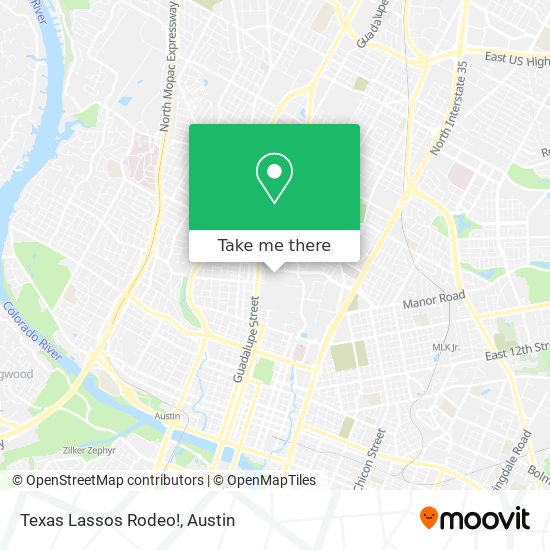 Texas Lassos Rodeo! map