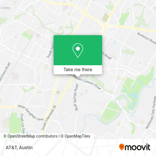 Mapa de AT&T