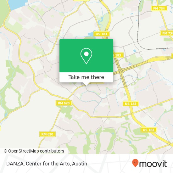 Mapa de DANZA, Center for the Arts