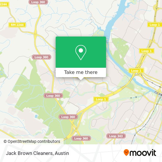 Jack Brown Cleaners map