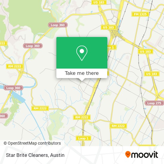 Star Brite Cleaners map